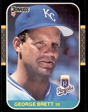 1987 Donruss #54 George Brett Kansas City Royals