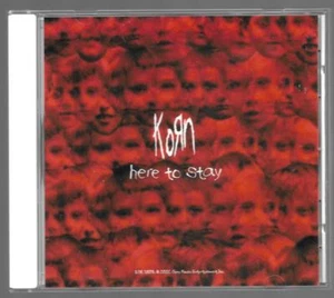 Korn - Here To Stay **Rare 2002 USA 2 Track Promotional CD** EXC - Picture 1 of 8