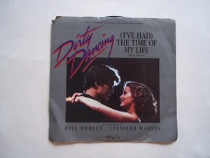 Bill MEDLEY & Jennifer WARNES The Time Of My Life DIRTY DANCING 45 RPM 7" Record - Picture 1 of 6