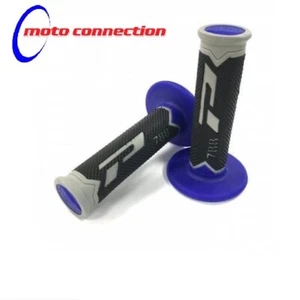 PRO GRIP 788 GRIPS BLUE / GREY / BLACK for YAMAHA YZ125 MOTOCROSS - Picture 1 of 3