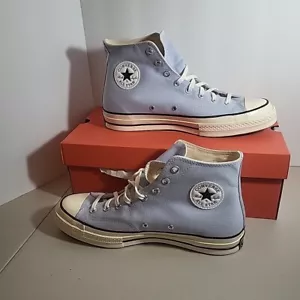 Converse Chuck 70 scarpa uomo 10,5 blu nuvoloso Daze alta vintage tela A06519C - Foto 1 di 9