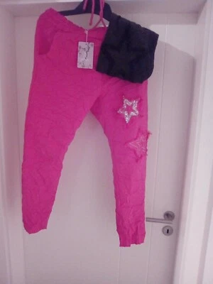 PINK Set mit Sternen Patch Gr.40, 42 oder evtl  44 teils NEUWARE - Bild 1 von 4