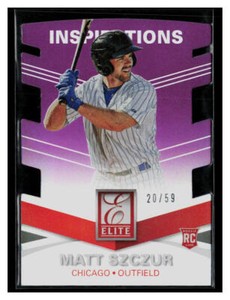 2015 Panini Elite Inspirations Die Cut #24 Matt Szczur /59