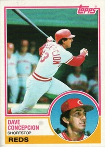1983 Topps Baseball #720 - Dave Concepción - Cincinnati Reds 83-1995 - Imagen 1 de 2