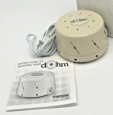 Máquina de Sonido Ruido Blanco Original Marpac Dohm DS 117V Hecha en EE. UU. Beige Incluido Foto 1 de 4