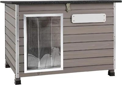 PETSCOSSET Exterior Casa para Perros Cachorros Refugio Piso Elevado para Perros Pequeños Foto 1 de 4