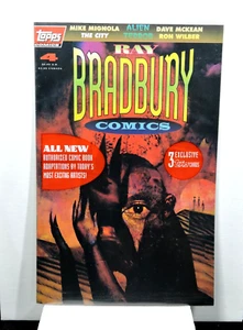 Cómics de Ray Bradbury #4 (con tarjeta) en estado bastante bueno/casi nuevo; Topps | Dave McKean - Imagen 1 de 2