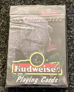 Vintage 1998 Poker Playing Cards Budweiser LIZARD King of Beers Anheuser-Busch USA - Bild 1 von 3