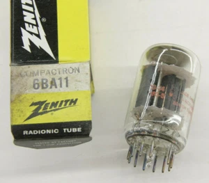 Zenith - 6BA11 - Aspiradora/tubo de radiotron - Stock antiguo - L08R - Imagen 1 de 1