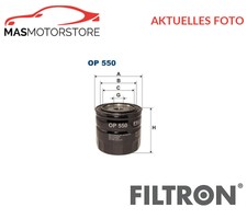 ENGINE OIL FILTER FILTRON OP550 P FOR GLASS V 8 2600.3000 2.6L.3L 110KW,118KW
