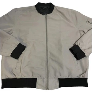 Giacca Bomber Eighty Eight Plantinum Manica Lunga Grigio Uomo Taglia Extra Large Top - Foto 1 di 9