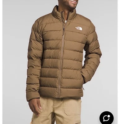 NUEVO The North Face Big Aconcagua 3 Chaqueta Puffer 600 Relleno Hombres 2X Utilitario Marrón Foto 1 de 4