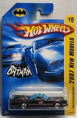 2006 Hot Wheels 1:64 Scale 2007 New Models • 1966 TV Series Batmobile - Image 1 of 4
