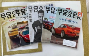 ROAD AND TRACK (5 ISSUES) MAGAZINES Lamborghini, Porsche, Camaro 2018-2019 - Picture 1 of 5