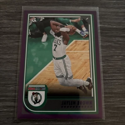2022-23 Panini NBA Hoops - Jaylen Brown #2 Purple - Image 1 of 2