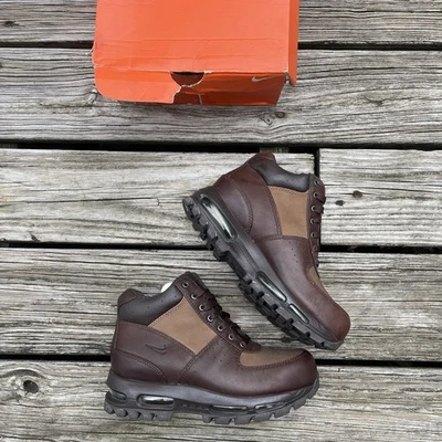 VTG Nike Air Max  Goadome  311567-222  ACG Boots Baroque  Brown Leather Size 5.5 - Image 1 of 4