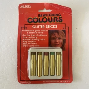 Bastoncini glitter colori ammalianti trucco Halloween vintage Zauder - Foto 1 di 3