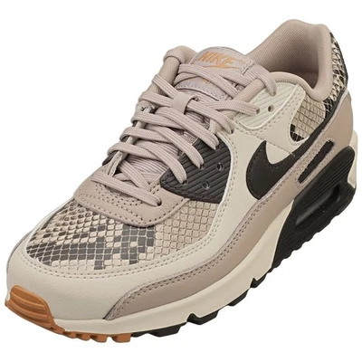 Nike Air Max 90 Se Womens Fashion Trainers in Malt Velvet Brown - 6 UK - Image 1 of 4