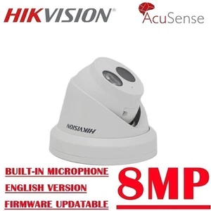 Original Hikvision 8MP 4K POE IP CAMERA DS-2CD2383G2-IU ACUSENSE DARKFIHTER Mic - Picture 1 of 10