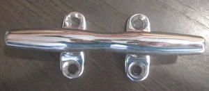 Perko 1188004CHR Marine 4" Chrome Zinc Open Base Boat Cleat - Bild 1 von 4