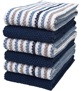 Toallas de cocina premium (paquete de 16”x 26”, 6) | Toallas de mano de cocina grandes de algodón... - Imagen 1 de 6