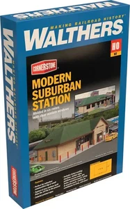 Walthers 933-2904 HO scale Modern Suburban Station plastic Kit - Picture 1 of 2