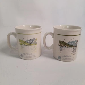 Taza tazas vintage RSPB Goldcrest Nuthatch X 2 - Imagen 1 de 15
