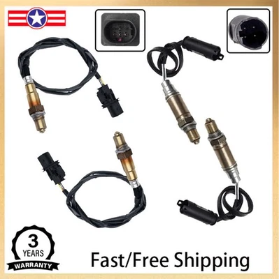For 2003 2004 2005 BMW 325I 330I 2.5L 3.0L L6 Set of 4 Up+Down Oxygen O2 Sensor - Image 1 of 4