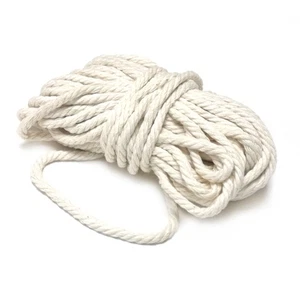 Baumwolle Makramee Kordel creme 10 m durchgehend Länge 4 mm dick - Bild 1 von 1