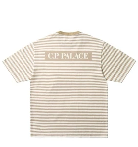 Palace C.P. Company Open-End Jersey Printed T-Shirt COBBLESTONE - BEIGE Size L - Picture 1 of 3