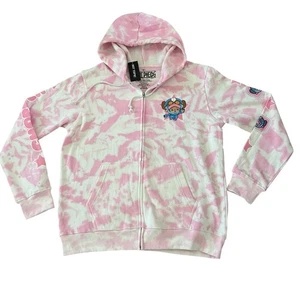One Piece Chopper Pink Tie-Dye Girls Oversized Hoodie Size Small - Picture 1 of 9