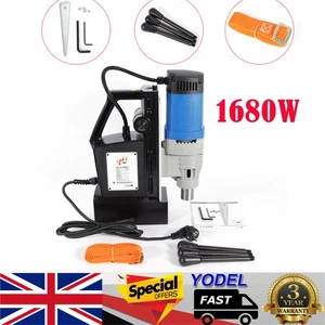 Portable Magnetic Drilling Machine Industrial Drill Stand Mag Drill 13800N 1680W - Picture 1 of 7
