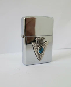 ZIPPO ARROWHEAD BOX BLUE TURQOISE - Imagen 1 de 4