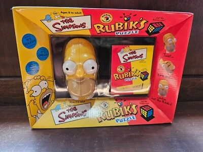 2001 Rubik's головоломка Симпсоны Гомер Рубикс куб 3D головоломка винтажный новый - Изображение 1 из 2