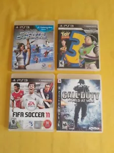 Lot Of 4 PS3 Games - Fifa 11 - Sport - Call Of Duty WAW - Toy Story 3 - T5-2 - Picture 1 of 10