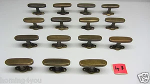 ART DÉCO 15 VENTANAS MANIJAS ACEITUNAS BRONCE MANIJAS PUERTAS AÑOS 20 - Imagen 1 de 11