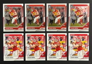 Travis Kelce 2024 Panini Donruss Optic Football 8 Card Lot Kansas City Chiefs - Picture 1 of 2