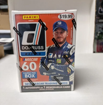 2018 Panini Donruss NASCAR Racing Sealed Blaster Box - 60 cards w/ 1 Auto or Mem - Image 1 of 3