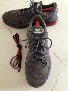 Men’s Nike Air Max 2016 Size 14 Gray And Crimson Preowned 806771 Preowned - Picture 1 of 17