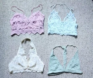 Free People Lot Of 4 Lace Bralette Size Small/XS - Picture 1 of 8