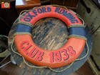 DECORATIVE LIFEBUOY OXFORD ROWING CLUB 1938. Vintage Style. Hand Made & Painted