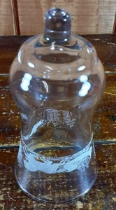 Votive Cup Homco Home Interior Crystal Clear Glass Candle Holder Winter Scene - Picture 1 of 4