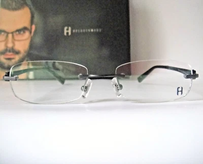 Armações de óculos masculinas Freudenhaus titânio 49-17 141 LUX IV sem aro arma pequena - Imagem 1 de 4