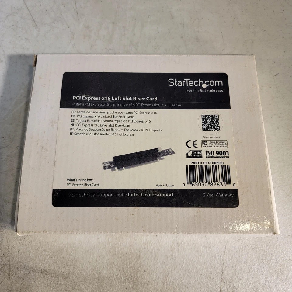 PEX16RISER PCI riser card - PCI Express x16 Left Slot Riser Adapter Card - Image 1 of 1