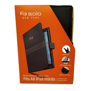 Universal iPad Minis / Samsung Tablet Case Black Color UBN2204 Solo NY Metro - Picture 1 of 4