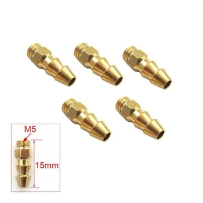 5pcs Brass Water Cooling Faucet For M3 M4 M5 Water Nipple Nozzle,For RC Boat - Image 1 of 4