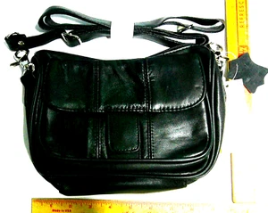 leather belt loop clip purse lady rider bag biker chick motorcycle accessory new - Picture 1 of 3