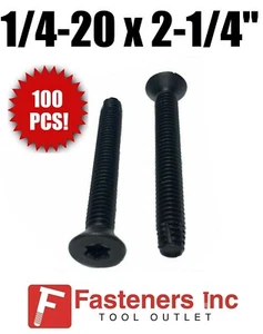 (Qty 100) 1/4-20 x 2 1/4" Torx Trailer Flooring Floorboard Screws T30 - Picture 1 of 2