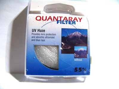Quantaray UV Haze Multi-Coated  55 mm Filter - EUC - Image 1 of 2