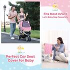 Organic Cotton Canopy Cover Breathable Stroller Cover Baby Car Seat Cover